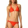 Red Orange Bia Bottom In Full Coverage -PESCA BOUTIQUE Sales 101