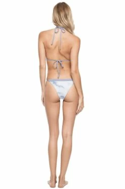 Laurel Smocked Sliding Triangle In French Blue -PESCA BOUTIQUE Sales 1s18stlatt blu 4