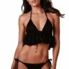 Dash Sliding Triangle Bikini Top & Tie-Side Bottom - Solid Black -PESCA BOUTIQUE Sales 2581 1 20161212135730