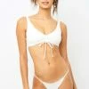 Cruz Drawstring Top In White -PESCA BOUTIQUE Sales 38808c821a000b6e7067b43aa8b17f42