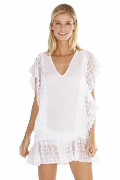 Antigua Beach Dress In White