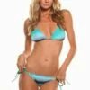 Curacao Signature Triangle Bikini Top In Aqua Wave -PESCA BOUTIQUE Sales 9935864d0b6d8e1e3aedfc3fb501fd02