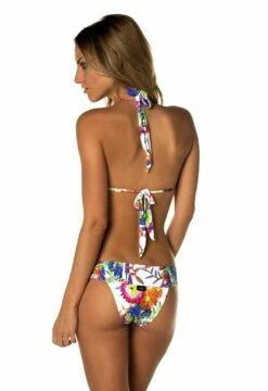Calcinha Thick Banded Tie Front Skimpy Bottom In Tropical