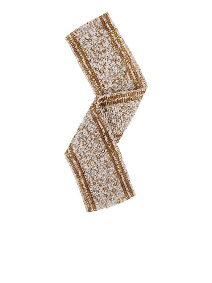 Elastic Piping Belt In Gold Summer Mix 3 Elastic Piping Belt In Gold Summer Mix