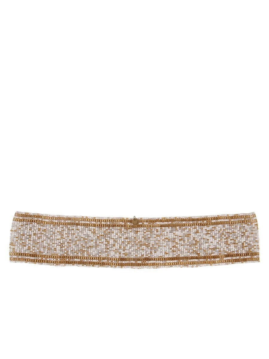 Elastic Piping Belt In Gold Summer Mix 5 Elastic Piping Belt In Gold Summer Mix - Image 3