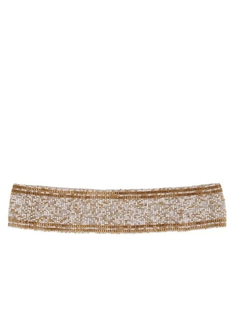 Elastic Piping Belt In Gold Summer Mix 4 Elastic Piping Belt In Gold Summer Mix - Image 2