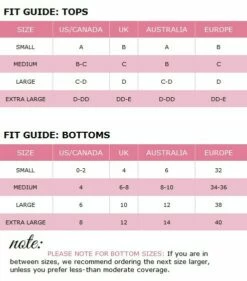 Turn Me On Bikini TOP In Red 7 Turn Me On Bikini TOP In Red -PESCA BOUTIQUE Sales ladylux size chart guide 3