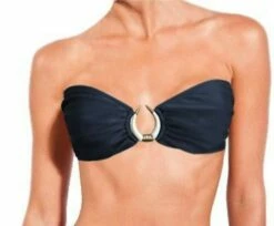 Bone Touch Bandeau Bikini Top In Blue Stone -PESCA BOUTIQUE Sales lenny niemeyer bone touch bandeau top in blue stone 2015 collection 8 1 1