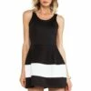 Marilyn N/S Dress In Techno Black/White -PESCA BOUTIQUE Sales marylin2