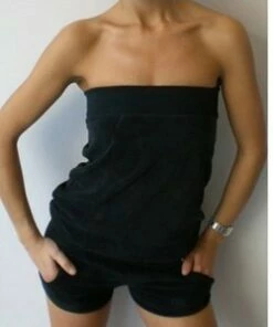 Faith Angle Wings Terry Romper In White