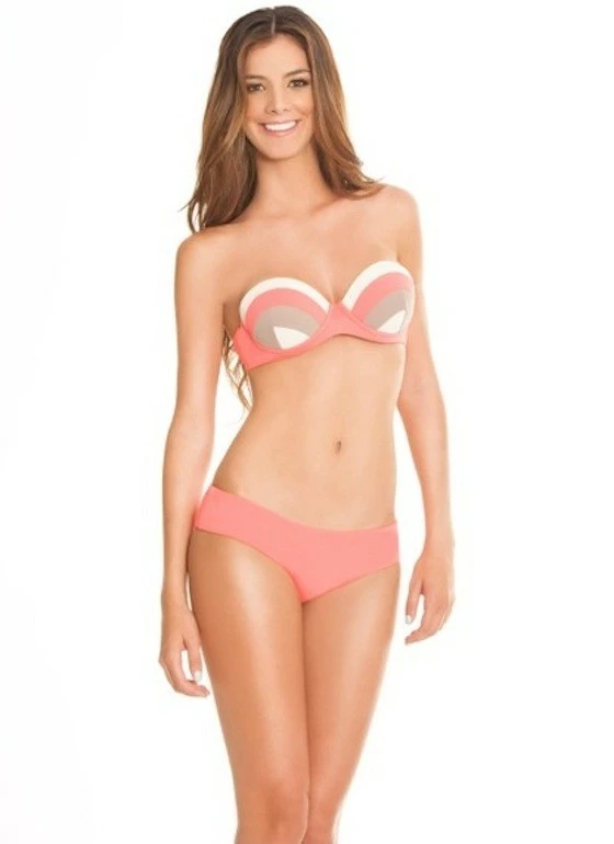Rose Bule Clement Molded Push-Up Underwire Bikini 3 Rose Bule Clement Molded Push-Up Underwire Bikini