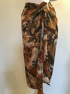 Chiffon Long Sarong In Tivoli