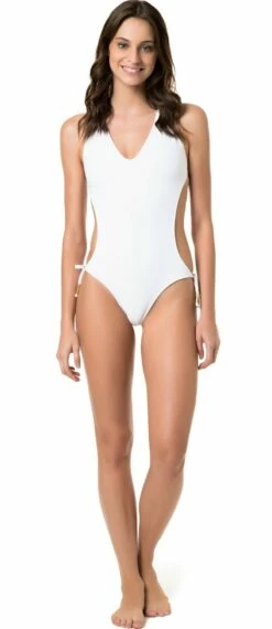 Engana Mamae Monokini In White