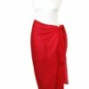 Solid Red Sarong Pia Rossini