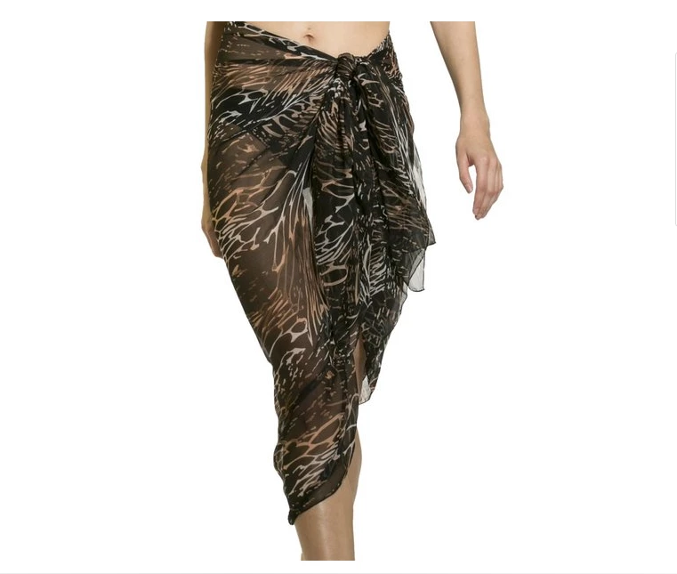 Chiffon Long Sarong In Valencia 3 Chiffon Long Sarong In Valencia