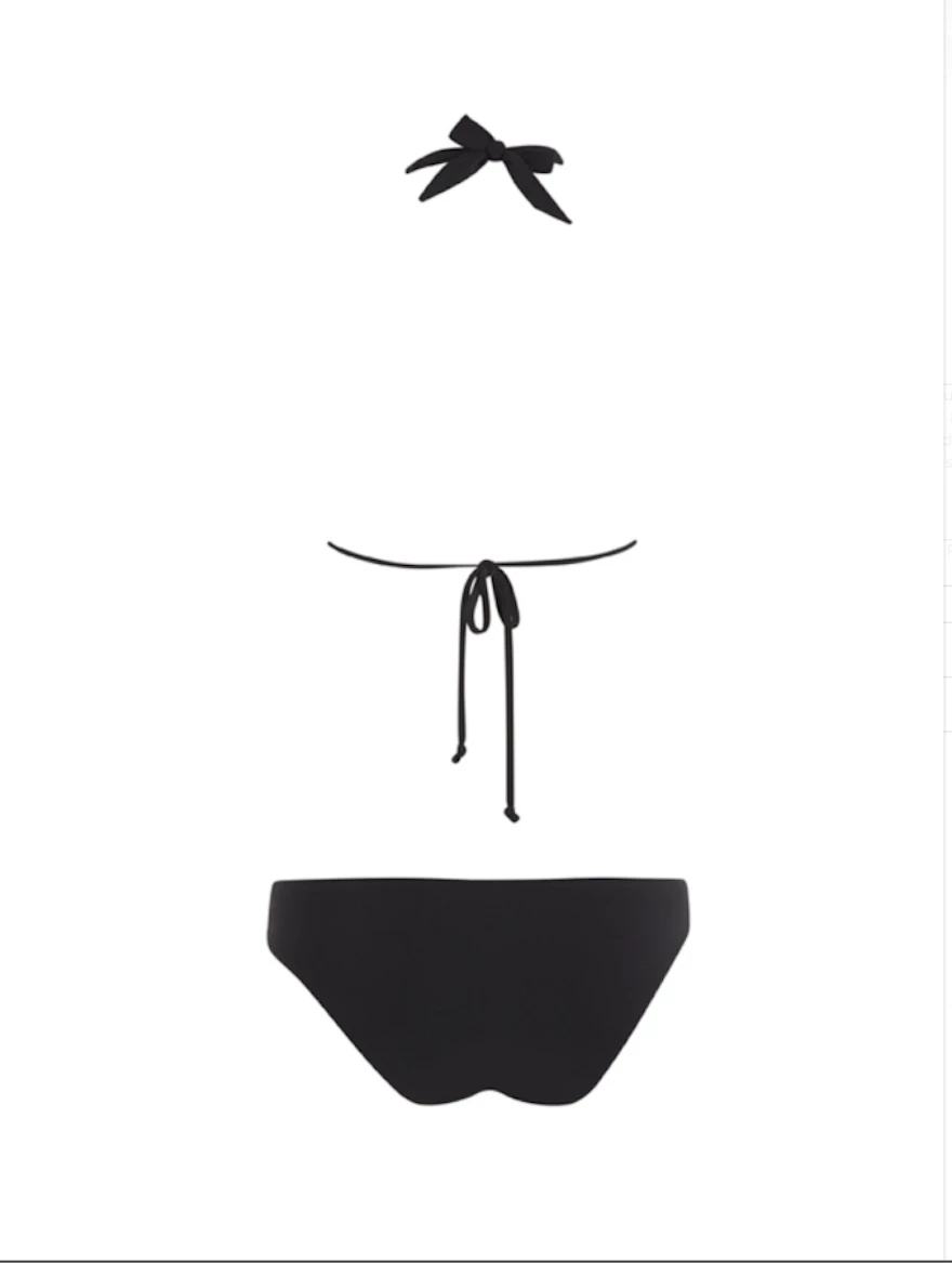 Como Triangle Bikini In Black 5 Como Triangle Bikini In Black - Image 3