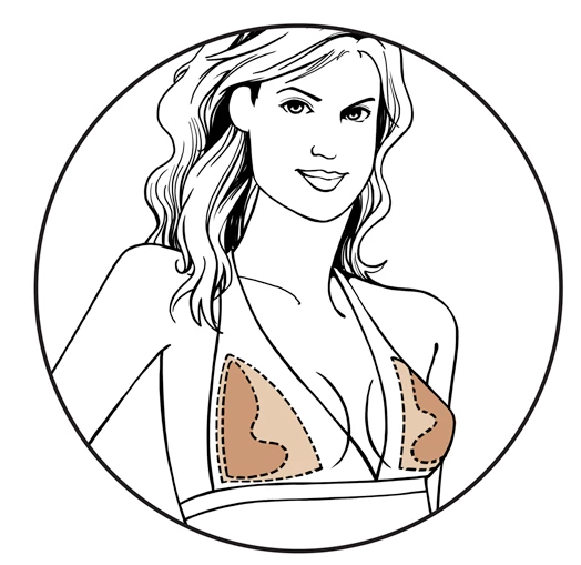 Triangle Ultra Shaper Bravo Pads In Nude 4 Triangle Ultra Shaper Bravo Pads In Nude - Image 2