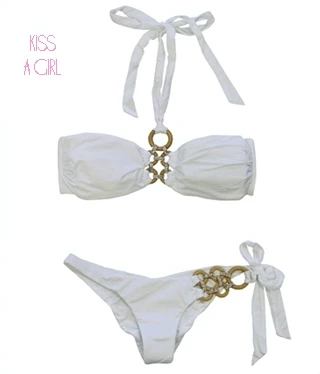 Kiss A Girl Bandeau Top In White 4 Kiss A Girl Bandeau Top In White - Image 2