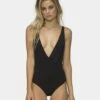 Drew One Piece In Black By Tavik Swimwear -PESCA BOUTIQUE Sales tvk wopab1708 blk a 2