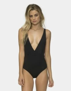 Drew One Piece In Black By Tavik Swimwear
