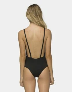 Drew One Piece In Black By Tavik Swimwear -PESCA BOUTIQUE Sales tvk wopab1708 blk c 2