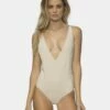 Drew One Piece In Tapioca By Tavik Swimwear