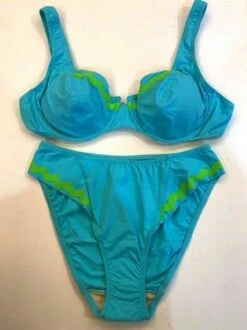 V Vanina Full Cup Underwire Top In Turquoise