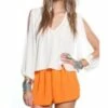 Woodstock Shorts In Neon Orange